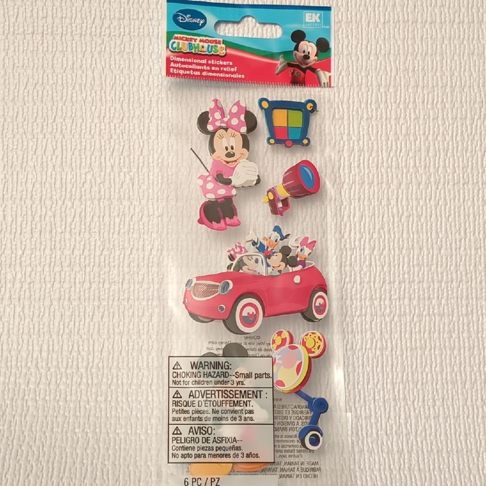 ☀️Disney Mickey Mouse Dimensional Stickers - EK Success - package 2